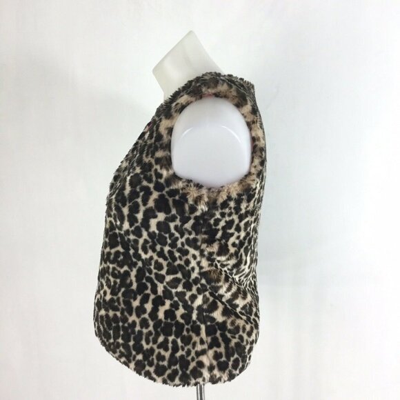 Hanna Andersson Girls Cheetah Print Vest 150 Sz 12 - Picture 5 of 8